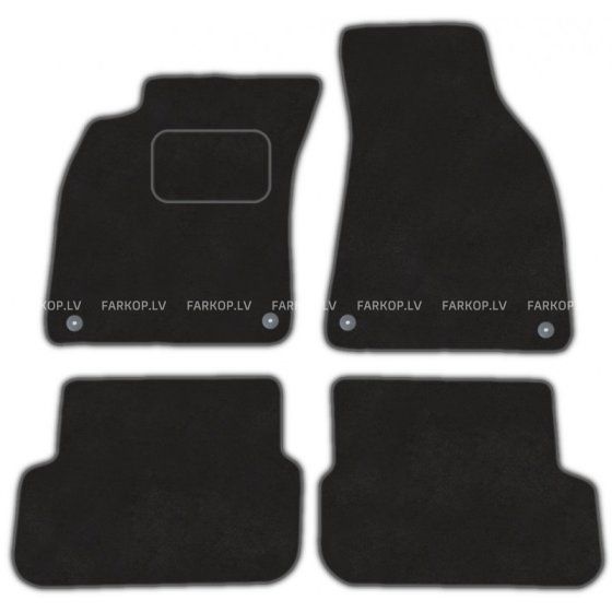 Textile car mats AUDI A6 C6